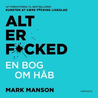 Alt er fucked – Mark Manson, lydbogens omslag