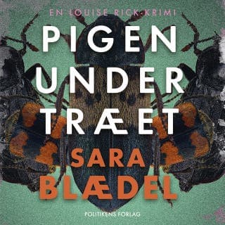 Pigen under træet – Sara Blædel, lydbogens omslag