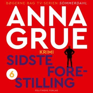 Sidste forestilling – Anna Grue, lydbogens omslag