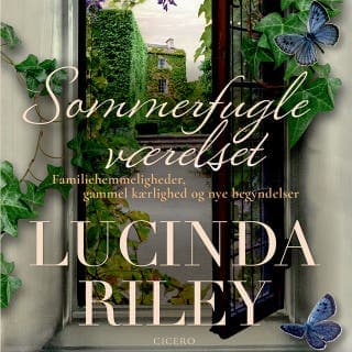 Sommerfugleværelset – Lucinda Riley, lydbogens omslag