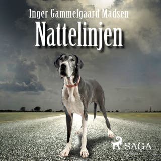 Nattelinjen – Inger Gammelgaard Madsen, lydbogens omslag