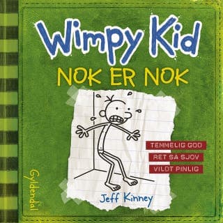 Wimpy Kid 3 - Nok er nok! – Jeff Kinney, lydbogens omslag