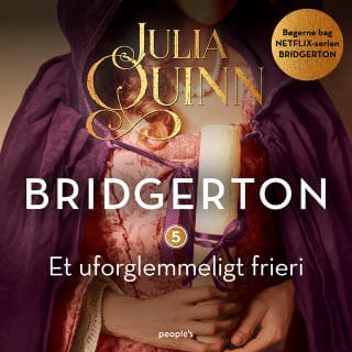 Bridgerton. Et uforglemmeligt frieri – Julia Quinn, lydbogens omslag
