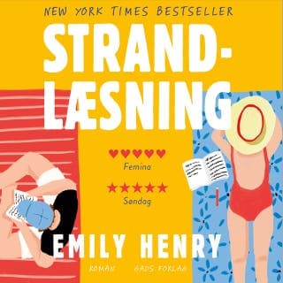 Strandlæsning – Emily Henry, lydbogens omslag