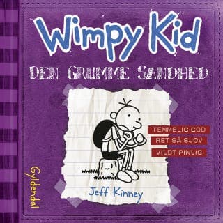 Wimpy Kid 5 - Den grumme sandhed – Jeff Kinney, lydbogens omslag