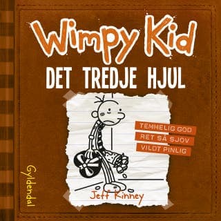 Wimpy Kid 7 - det tredje hjul – Jeff Kinney, lydbogens omslag