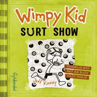 Wimpy Kid 8 - Surt show – Jeff Kinney, lydbogens omslag