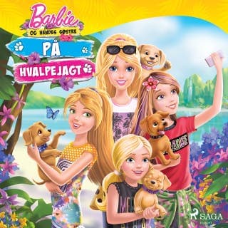 Barbie og hendes søstre - På hvalpejagt – Mattel, lydbogens omslag