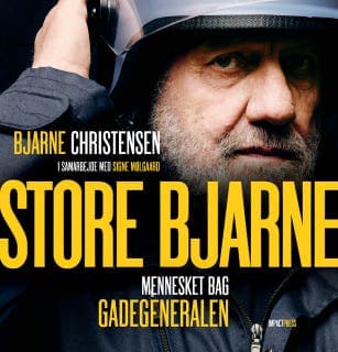 Store Bjarne – Bjarne Christensen og Signe Mølgaard, lydbogens omslag