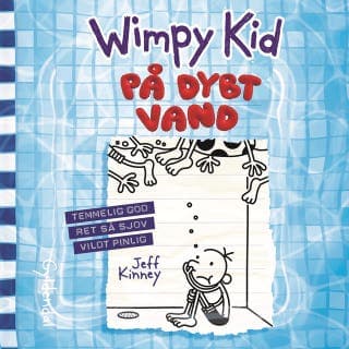 Wimpy Kid 15 - På dybt vand – Jeff Kinney, lydbogens omslag