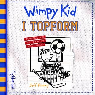 Wimpy Kid 16 - I topform – Jeff Kinney, lydbogens omslag