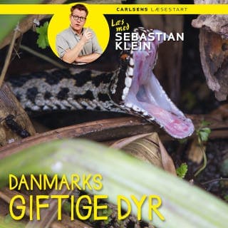 Læs med Sebastian Klein: Danmarks giftigste dyr – Sebastian Klein, lydbogens omslag