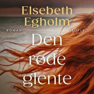 Den røde glente – Elsebeth Egholm, lydbogens omslag
