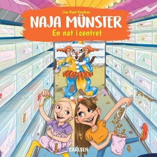 Naja Münster (7) - En nat i centret – Line Kyed Knudsen, lydbogens omslag