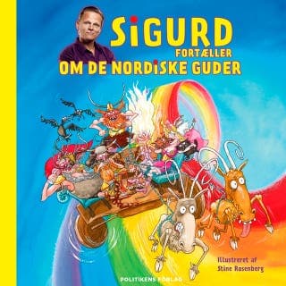 Sigurd fortæller om de nordiske guder – Sigurd Barrett, lydbogens omslag