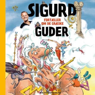 Sigurd fortæller om de græske guder – Sigurd Barrett, lydbogens omslag