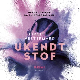 Ukendt stof – Birgitte Vestermark, lydbogens omslag