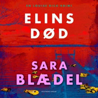 Elins død – Sara Blædel, lydbogens omslag