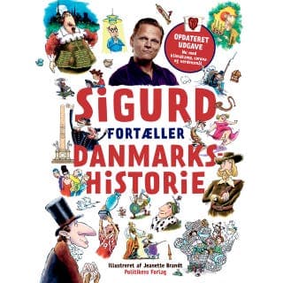 Sigurd fortæller danmarkshistorie – Sigurd Barrett, lydbogens omslag