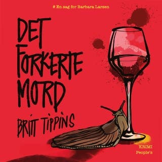 Det forkerte mord – Britt Tippins, lydbogens omslag