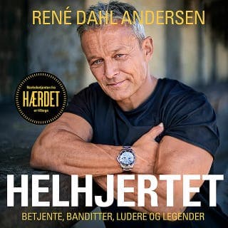 Helhjertet – Dennis Drejer og René Dahl Andersen, lydbogens omslag