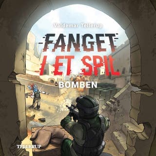 Fanget i et spil #4: Bomben – Valdemar Tellerup, lydbogens omslag
