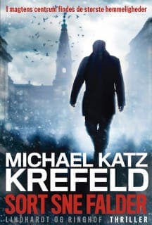 Sort sne falder – Michael Katz Krefeld, lydbogens omslag