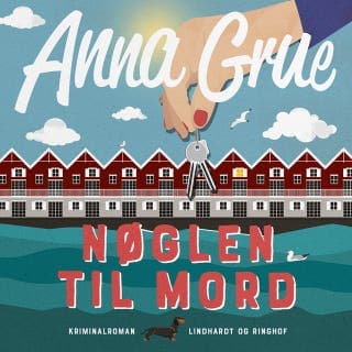 Nøglen til mord – Anna Grue, lydbogens omslag
