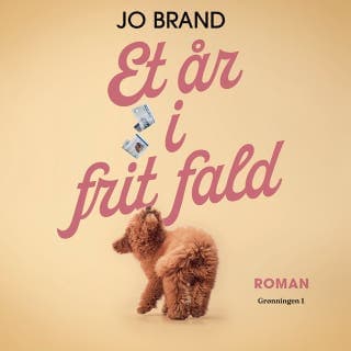 Et år i frit fald – Jo Brand, lydbogens omslag