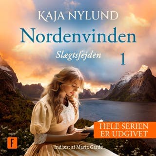 Slægtsfejden – Kaja Nylund, lydbogens omslag