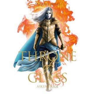 Throne of Glass #10: Ildens rige – Sarah J. Maas, lydbogens omslag