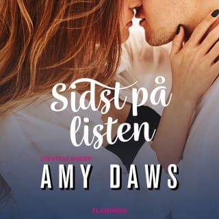Sidst på listen – Amy Daws, lydbogens omslag