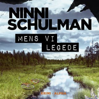 Mens vi legede – Ninni Schulman, lydbogens omslag