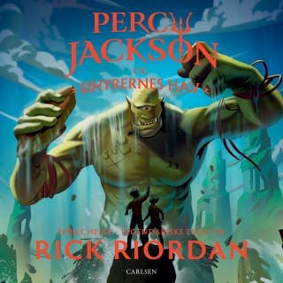 Percy Jackson 2: Uhyrernes hav – Rick Riordan, lydbogens omslag