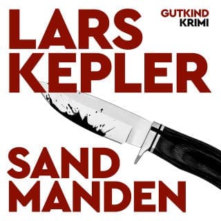 Sandmanden – Lars Kepler, lydbogens omslag