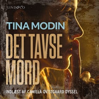 Det tavse mord – Tina Modin, lydbogens omslag
