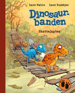 Dinosaurbanden - Skattejagten – Lars Mæhle, lydbogens omslag