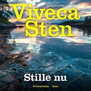 Stille nu – Viveca Sten, lydbogens omslag