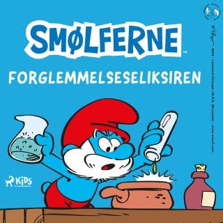 Forglemmelseseliksiren – Peyo, lydbogens omslag