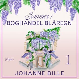 Sommer i Boghandel Blåregn – Johanne Bille, lydbogens omslag