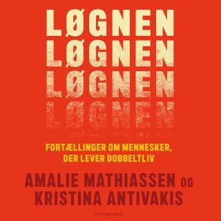Løgnen – Kristina Antivakis og Amalie Mathiassen, lydbogens omslag