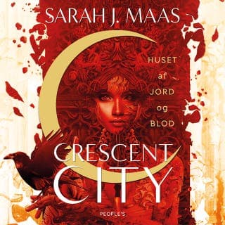 Crescent City. Huset af jord og blod – Sarah J. Maas, lydbogens omslag