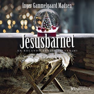 Jesusbarnet – Inger Gammelgaard Madsen, lydbogens omslag