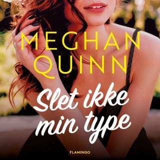 Slet ikke min type – Meghan Quinn, lydbogens omslag
