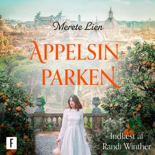 Appelsinparken – Merete Lien, lydbogens omslag