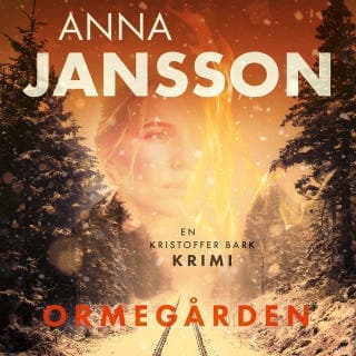 Ormegården – Anna Jansson, lydbogens omslag