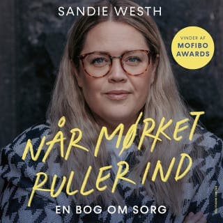 Når mørket ruller ind – Sandie Westh, lydbogens omslag