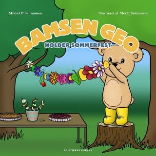 Bamsen Geo holder sommerfest – Mikkel Palm Salmonsen, lydbogens omslag