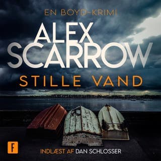 Stille vand – Alex Scarrow, lydbogens omslag