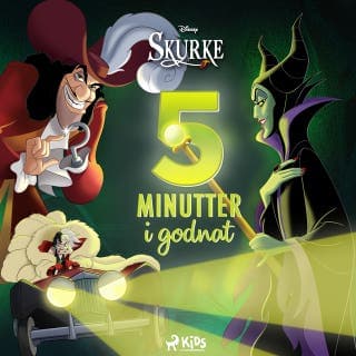 5 minutter i godnat - Disney Skurke – Disney, lydbogens omslag